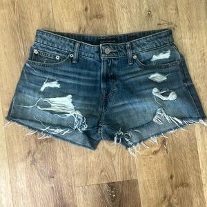 Lucky brand cut off Jean shorts 4